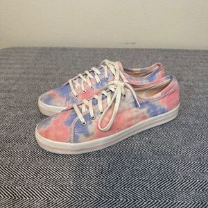 KEDS Kickstart Tie Dye Pink & Blue Sneakers